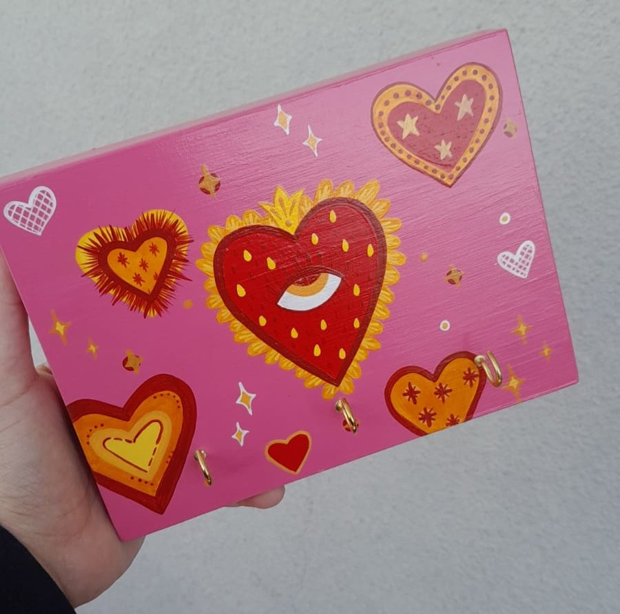 Porta llave Sagrado Corazón